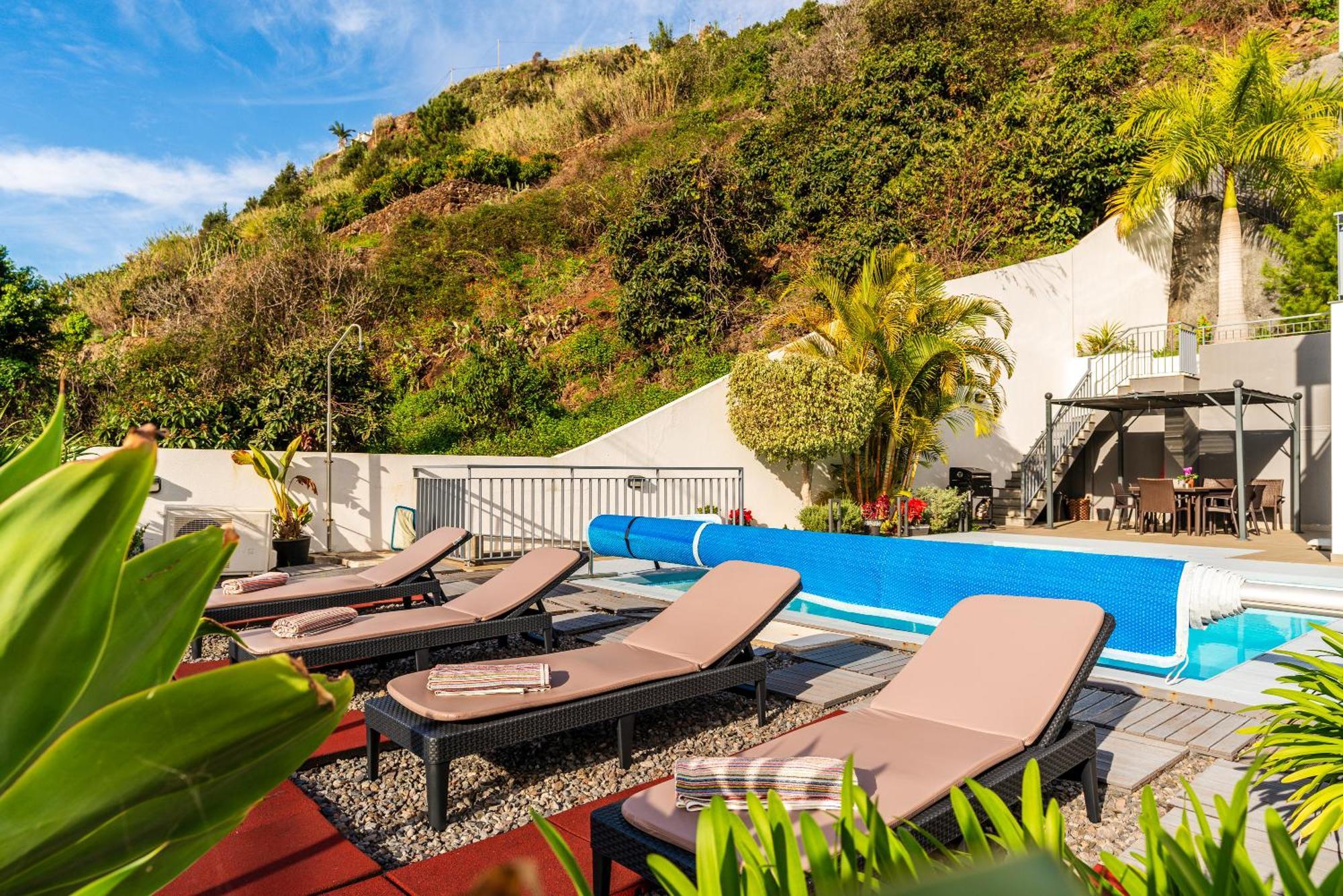 Villa Nunes, Big Holiday House With Private Pool Calheta  Eksteriør bilde