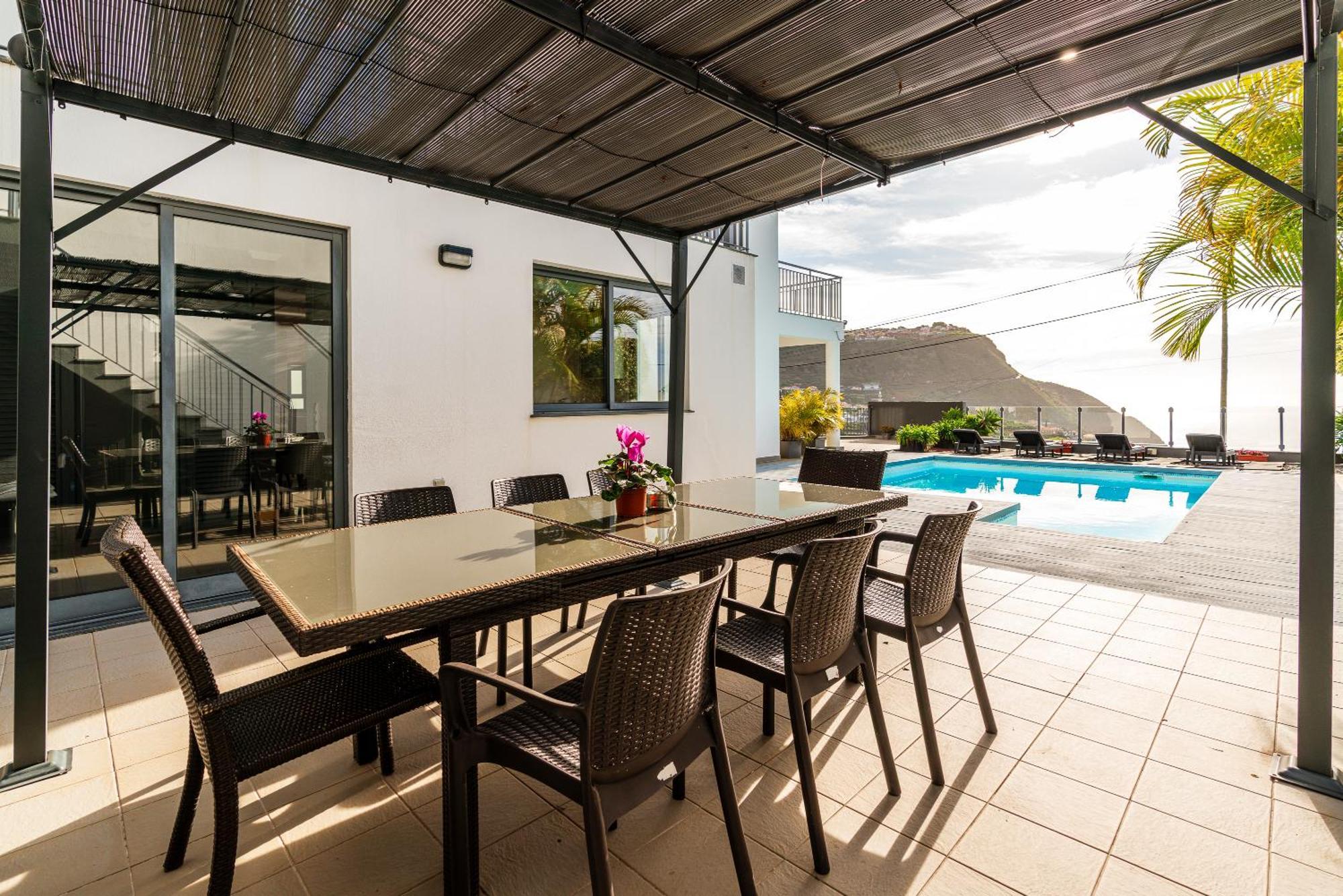 Villa Nunes, Big Holiday House With Private Pool Calheta  Eksteriør bilde